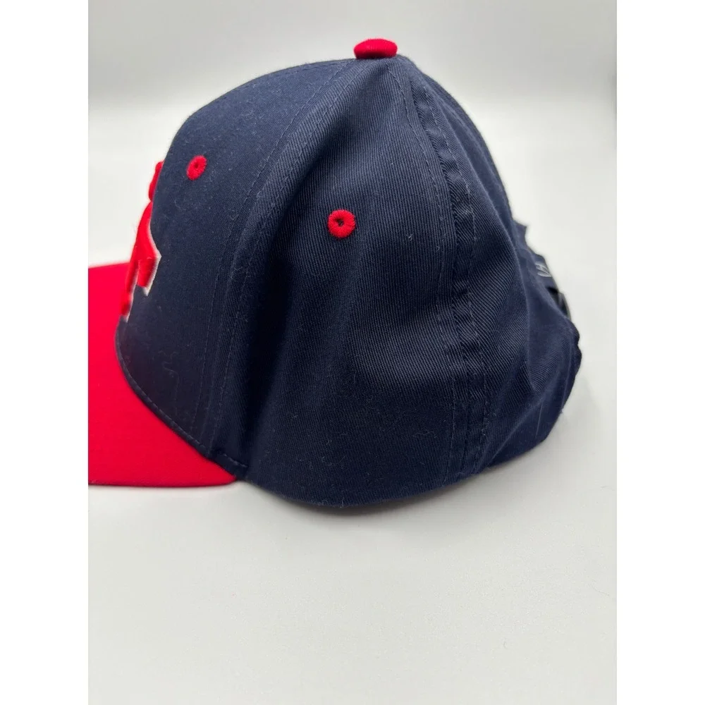 Cap‎ America Premium Line GT Snapback Hat Navy Blue Red Embroidered Cap 8505 XS